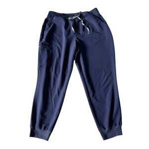 Figs Women's Sz XXL Navy Blue Zamora Technical Collection Scrub Pants Joggers